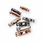 4,5 mm Kordon Girişli İki Delikli Stoper Metal Kordon Kilidi E 2060