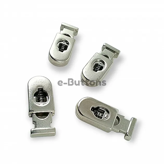 Stopper Metal 26 mm tall, 5 mm perforated, Black and Simple Design B0020