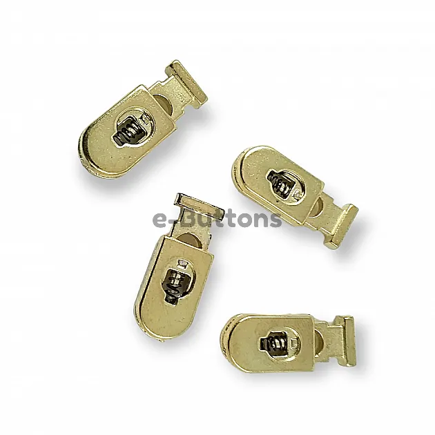 Stopper Metal 26 mm tall, 5 mm perforated, Black and Simple Design B0020