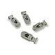 Stopper Metal 26 mm tall, 5 mm perforated, Black and Simple Design B0020