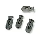 Stopper Metal 26 mm tall, 5 mm perforated, Black and Simple Design B0020