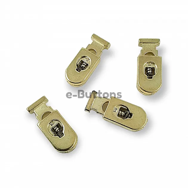 Stopper Metal 26 mm tall, 5 mm perforated, Black and Simple Design B0020