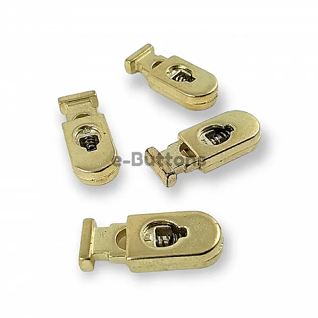 Stopper Metal 26 mm tall, 5 mm perforated, Black and Simple Design B0020