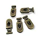Stopper Metal 26 mm tall, 5 mm perforated, Black and Simple Design B0020