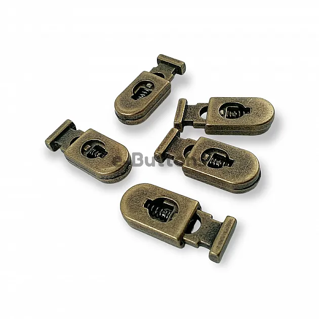 Stopper Metal 26 mm tall, 5 mm perforated, Black and Simple Design B0020