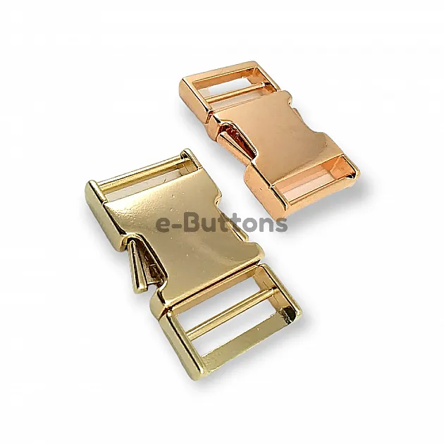 2 cm Bandolier Buckle Snap Clasp Metal Zamak 2150