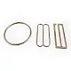 Ring Buckle - Hook Clasp 5 cm and Strap Adjustment Buckle Set of 3 DM00012