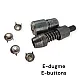 7,5 mm  Punk Spikes Spots Studs for Clothes Die Swirl Pattern KLP0001TR19