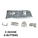 Skirt and Trouser Hook Set of 4 A050 Fastening Mold KLP00050P
