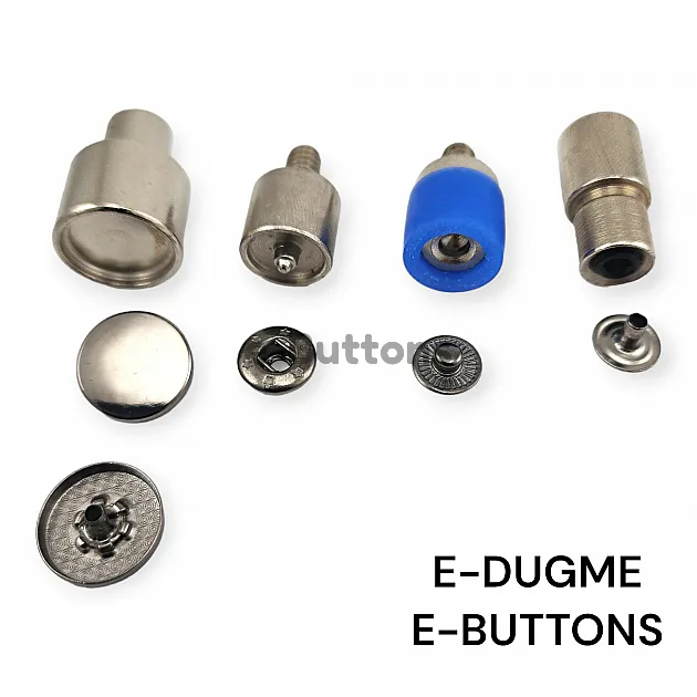 16 mm 54 Sistem Çıtçıt Düğme Çakma Kalıbı - Uygulama Aparatı KLP0016