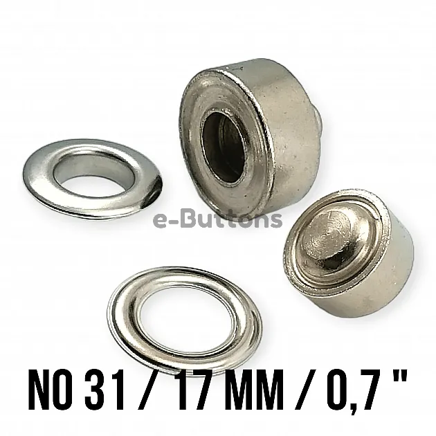 0,7" Eyelet Tools Dies - 17 mm Inner Diameter Eyelet KLP0031 0,7" Eyelet Tools Dies - 17 mm Inner Diameter Eyelet KLP0031