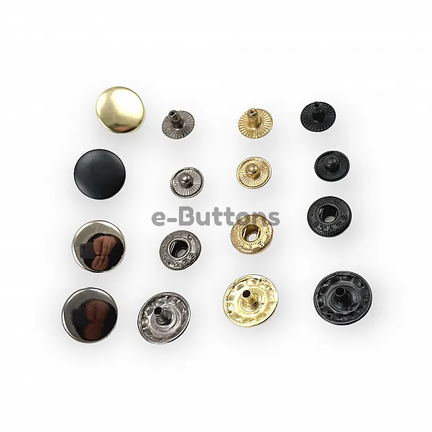 Snap Fastener 15 mm 3/4" 54 System Set of 4 - 144 pcs C00016 Snap Fastener 15 mm 3/4" 54 System Set of 4 - 144 pcs C00016