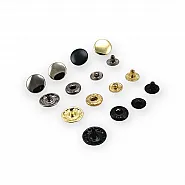  Snap Fastener 15 mm 3/4" 54 System Set of 4 - 144 pcs C00016