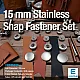 Snap Fasteners 15 mm 3/4" Stainless 54 System C00016P