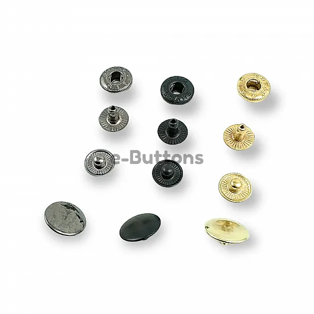 Snap Button Type 54 Snap Fasteners 12.5 mm 20L / 1/2" C0008