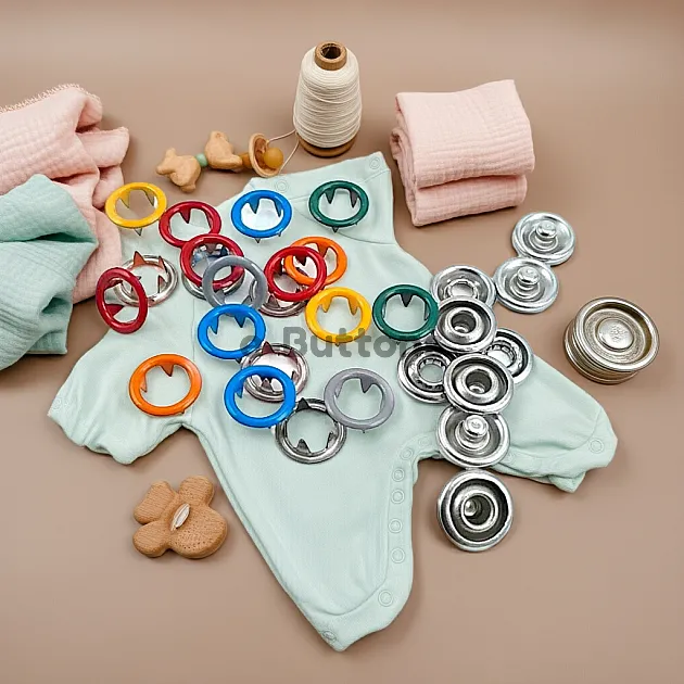 9.5 mm Colored Hole Snap Snaps (1444 pcs /Pack) C0012