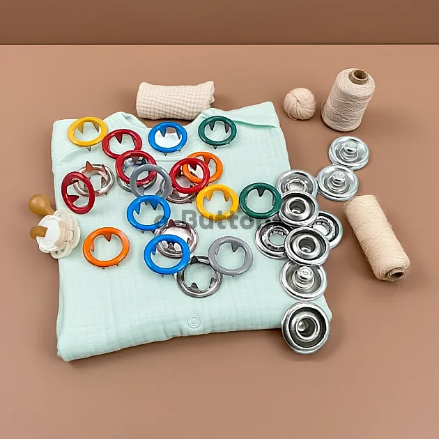9.5 mm Colored Hole Snap Snaps (1444 pcs /Pack) C0012