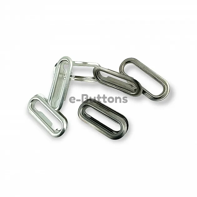 Oval Eyelet 3 cm Brass Metal K0007