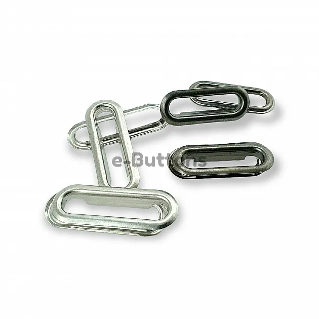 Oval Eyelet 3 cm Brass Metal K0007