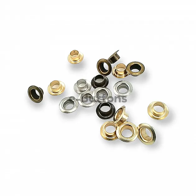 Brass Eyelet  1/4" Inner  6.4 mm (250 Pcs/Pack) K0014