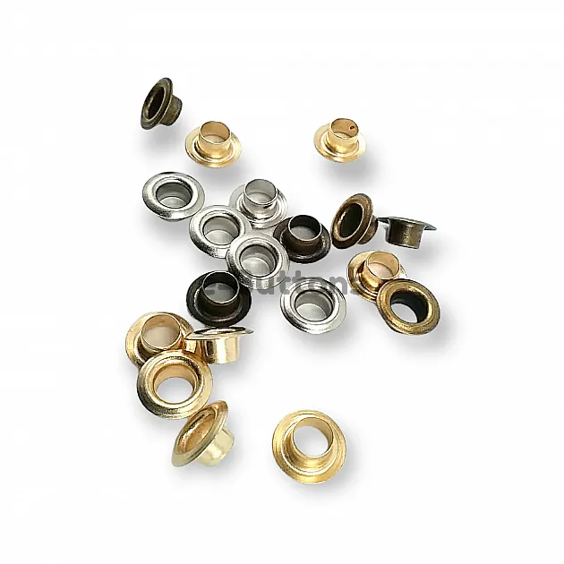 Brass Eyelet  1/4" Inner  6.4 mm (250 Pcs/Pack) K0014