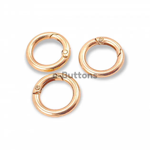 Closing Clamp 1,5 cm Spring Ring - Key Chain Ring T0048