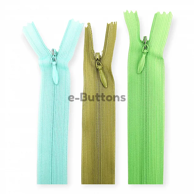 18 Cm #3 7,10" Invisible Nylon Conceal Knit Pant / Skirt / Dress / Upholstery Zipper ZPG0018TUL 18 Cm #3 7,10" Invisible Nylon Conceal Knit Pant / Skirt / Dress / Upholstery Zipper ZPG0018TUL