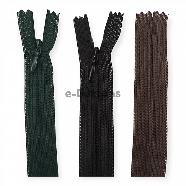 18 Cm #3 7,10" Invisible Nylon Conceal Knit Pant / Skirt / Dress / Upholstery Zipper ZPG0018TUL 18 Cm #3 7,10" Invisible Nylon Conceal Knit Pant / Skirt / Dress / Upholstery Zipper ZPG0018TUL
