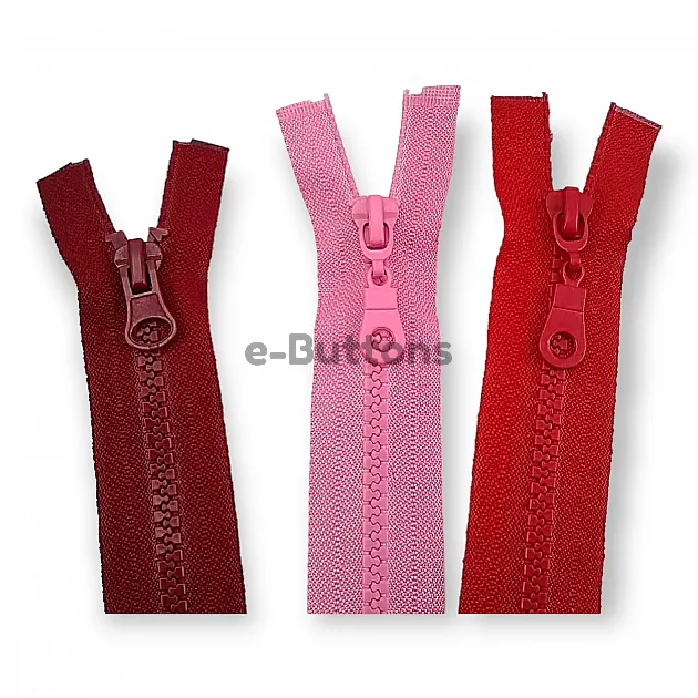 Chunky Plastic Jacket Zipper 70 cm #5 27,55" Open End Separated ZPK0070T5