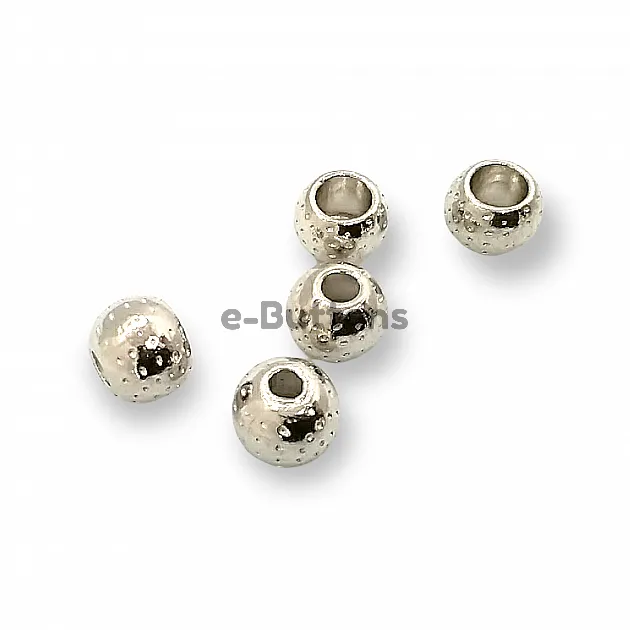 Cord End Inlet 3 mm for Clothing Patterned Metal Bead Shape PBB001