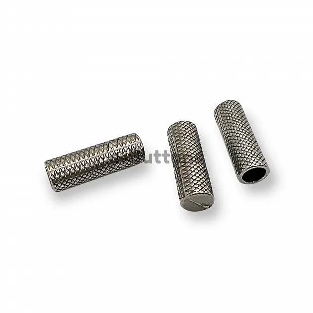 Metal Tie Ends Cup Length 2.5 cm Inlet 6.5 mm Cord End Honeycomb Patterned PBB0013