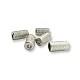 Cord End Inlet 3.3 mm Mosaic Patterned Metal length 13.5 mm PBB005