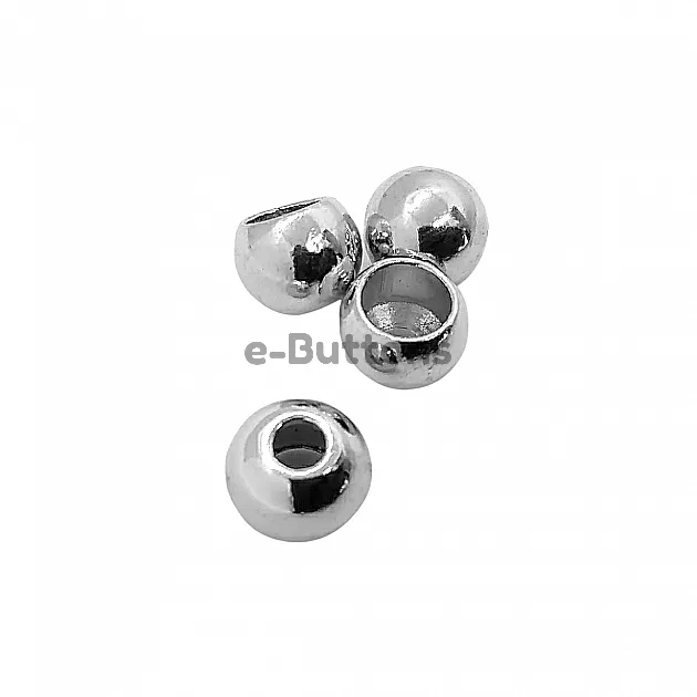 Cord End Inlet 4 mm Spherical Shape Bead Connector length 8 mm PBB007