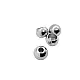 Cord End Inlet 4 mm Spherical Shape Bead Connector length 8 mm PBB007