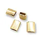 Cord End  length 16 mm Flat Shape Rectangular Entry 9.2 mm PBB011