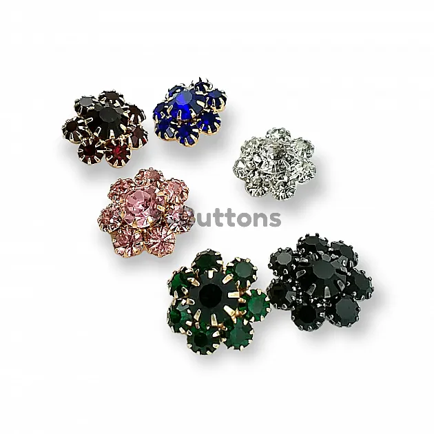 Rhinestone Shank Button 17 mm Jacket and Cardigan Button PBT0013 Rhinestone Shank Button 17 mm Jacket and Cardigan Button PBT0013