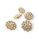 Rhinestone Button Black and White Rhinestone Button23 mm 36 L  Jacket and Coat Button PBT0024