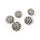 Rhinestone Button Black and White Rhinestone Button23 mm 36 L  Jacket and Coat Button PBT0024