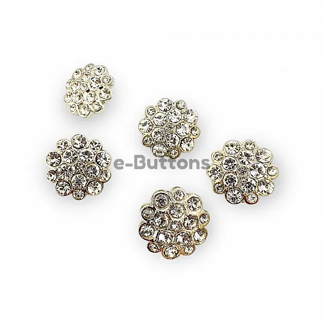 Rhinestone Button Black and White Rhinestone Button23 mm 36 L  Jacket and Coat Button PBT0024
