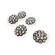 Rhinestone Button Black and White Rhinestone Button23 mm 36 L  Jacket and Coat Button PBT0024