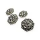 Jacket and Coat Button 23 mm 36 L Rhinestone Button Black and White Rhinestone Button PBT0026