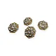 Jacket and Coat Button 23 mm 36 L Rhinestone Button Black and White Rhinestone Button PBT0026
