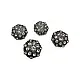 Jacket and Coat Button 23 mm 36 L Rhinestone Button Black and White Rhinestone Button PBT0026