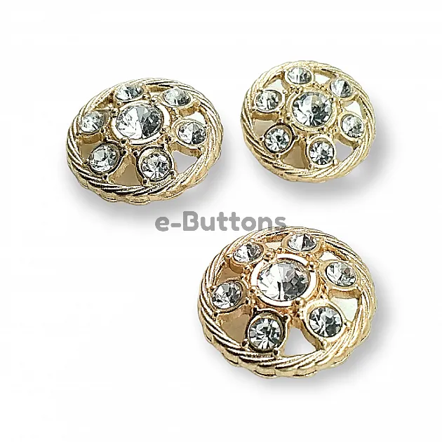 Rhinestone Button - Jacket and Cardigan Button 25 mm 40 L PBT0027 Rhinestone Button - Jacket and Cardigan Button 25 mm 40 L PBT0027