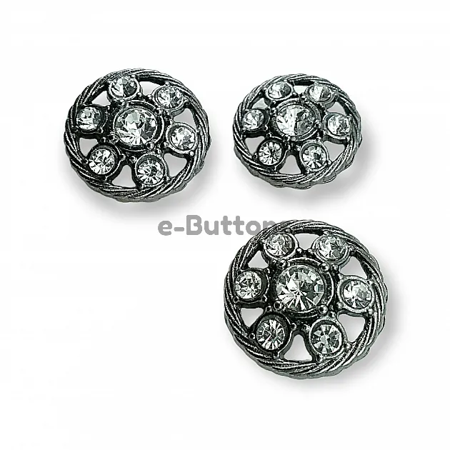 Rhinestone Button - Jacket and Cardigan Button 25 mm 40 L PBT0027 Rhinestone Button - Jacket and Cardigan Button 25 mm 40 L PBT0027