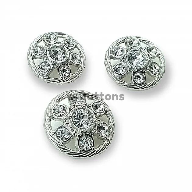 Rhinestone Button - Jacket and Cardigan Button 25 mm 40 L PBT0027 Rhinestone Button - Jacket and Cardigan Button 25 mm 40 L PBT0027
