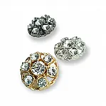 Rhinestone Button - Jacket and Cardigan Button 20 mm 32 L PBT0028