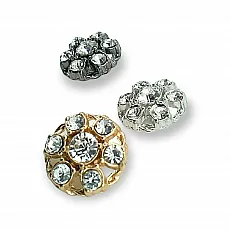 Rhinestone Button - Jacket and Cardigan Button 20 mm 32 L PBT0028