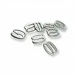 Bra Buckle 11 mm Oval Edge Metal Buckle PBT0003