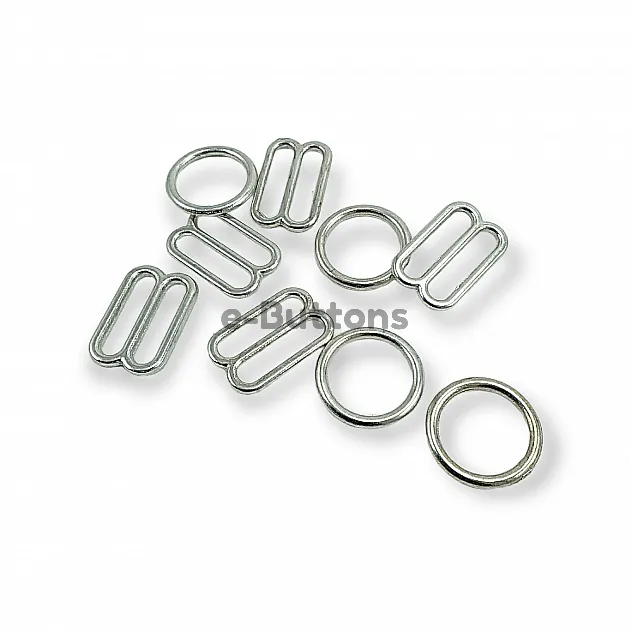 Bra Strap Adjustment Buckle 12 mm and Ring PBT0007 Bra Strap Adjustment Buckle 12 mm and Ring PBT0007